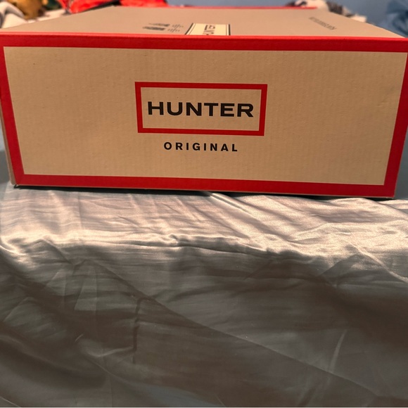 Hunter Women’s Short Dark Blue Flower Pattern Hunter Rain Boots size 9 - Picture 8 of 8